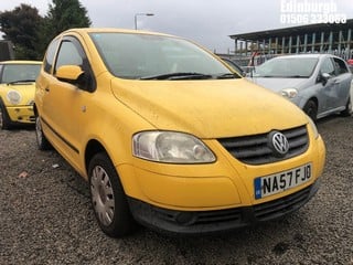 Location: Edinburgh - 2007 VOLKSWAGEN URBAN FOX 75 3 Door Hatchback REG: NA57FJO, Keys: No, MOT Expiry date: 05/05/2024, 1390 Petrol, 5 Speed Manual Petrol, Former Keepers: 4