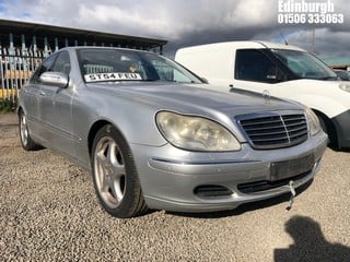 Location: Edinburgh - 2004 MERCEDES S320 CDI AUTO 4 Door Saloon REG: ST54FEU, Keys: No, MOT Expiry date: 01/11/2024, 3222 Diesel, 5 Speed Auto Diesel, Former Keepers: 7