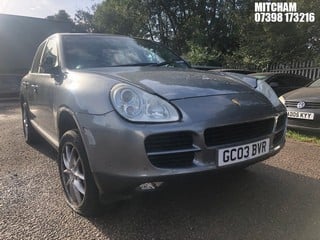 Location: MITCHAM - 2003 PORSCHE CAYENNE S TIPTRONIC ESTATE REG: GC03BVR, 4511cc PETROL, 6 SPEED AUTO PETROL, Former Keepers: 5, Keys: No, MOT: Expiry date14/07/2025