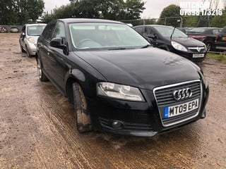 Location: Mitcham - 2009 AUDI A3 TECHNIK MPI 5 Door Hatchback REG: MT09EPA, Keys: No, MOT Expiry date: 09/01/2025, 1595 Petrol, 5 Speed Manual Petrol, Former Keepers: 7