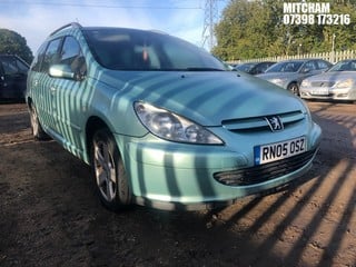 Location: Mitcham - 2005 PEUGEOT 307 SW SE Estate REG: RN05OSZ, Keys: No, MOT Expiry date: 17/08/2024, 1587 Petrol, 5 Speed Manual Petrol, Former Keepers: 5