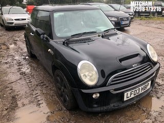 Location: Mitcham - 2003 MINI MINI COOPER S 3 Door Hatchback REG: LF03HBP, Keys: No, MOT Expiry date: 22/02/2025, 1598 Petrol, 6 Speed Manual Petrol, Former Keepers: 6