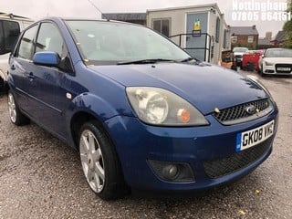 Location: Nottingham - 2008 FORD FIESTA ZETEC BLUE 5 Door Hatchback REG: GK08VKC, Keys: No, MOT Expiry date: 27/02/2024, 1242 Petrol, 5 Speed Manual Petrol, Former Keepers: 2