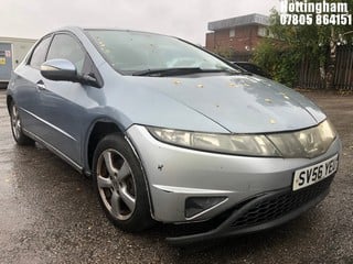 Location: Nottingham - 2006 HONDA CIVIC S I-DSI 5 Door Hatchback REG: SV56YEU, Keys: No, MOT Expiry date: 08/11/2023, 1339 Petrol, 6 Speed Manual Petrol, Former Keepers: 2