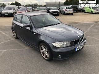 Location: BRENTWOOD - 2006 BMW 118D SPORT 5 DOOR HATCHBACK REG: HK55XAH, 1995cc DIESEL, 6 SPEED MANUAL DIESEL, Former Keepers: 6, Keys: No, MOT: Expiry date16/01/2025