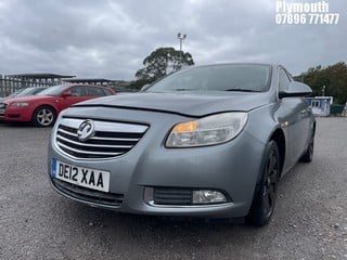 Location: Plymouth - 2012 VAUXHALL INSIGNIA SRI NAV CDTI 5 Door Hatchback REG: DE12XAA, Keys: No, MOT Expiry date: 31/01/2025, 1956 Diesel, 6 Speed Manual Diesel, Former Keepers: 8