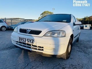 Location: Plymouth - 2003 VAUXHALL ASTRA ENVOY DTI Car Derived Van REG: BV53SYZ, Keys: No, MOT Expiry date: 12/03/2025, 1686 Diesel, 5 Speed Manual Diesel, Former Keepers: 8