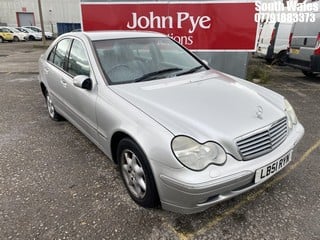 Location: South Wales - 2001 MERCEDES C180 ELEGANCE AUTO 4 Door Saloon REG: LB51RYN, Keys: Yes, MOT Expiry date: 05/07/2024, 1998 Petrol, 5 Speed Auto Petrol, Former Keepers: 2