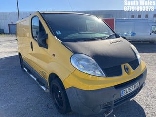 Location: South Wales - 2007 RENAULT TRAFIC SL29 DCI 115 Panel Van REG: EU57MXC, Keys: No, MOT Expiry date: 18/04/2022, 1995 Diesel, 6 Speed Manual Diesel, Former Keepers: 5