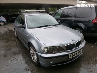 Location:  Hayes - 2004 BMW 318I ES AUTO 4 Door Saloon REG: LG04XKC, Keys: No, MOT Expiry date: 13/11/2023, 1995 Petrol, 5 Speed Auto Petrol, Former Keepers: 5