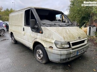 Location: Manchester - 2004  FORD TRANSIT 260 SWB TD 	 Panel Van 	 REG: PF04NVL, 1998cc	 Diesel 	, 5 Speed Manual Diesel 	, Former Keepers: 8, Keys: No, MOT Expiry date: 21/11/2020