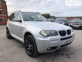 Location: Nottingham - 2008 BMW X3 2.0D M SPORT ESTATE  REG: SJ08VEO, 1995cc DIESEL, 6 SPEED MANUAL DIESEL, Former Keepers: 4, Keys: Yes, MOT Expiry date: 18/01/2025