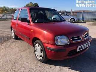 Location: Nottingham - 2000 NISSAN MICRA GX AUTO 3 DOOR HATCHBACK REG: W672AOF, 1275cc PETROL, VARIABLE SPEED AUTO PET, Former Keepers: 6, Keys: Yes, MOT Expiry date: 25/08/2024