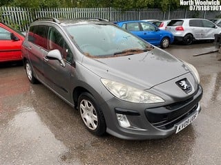 Location: North Woolwich - 2009 PEUGEOT 308 S SW HDI 89 Estate REG: KV09UOF, Keys: No, MOT Expiry date: 05/02/2025, 1560 Diesel, 5 Speed Manual Diesel, Former Keepers: 8