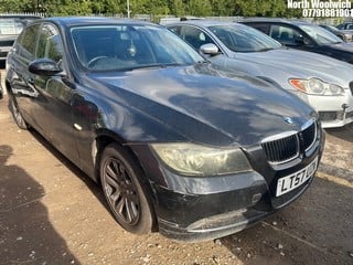 Location: North Woolwich - 2007 BMW 320D SE AUTO 4 Door Saloon REG: LT57UZW, Keys: No, MOT Expiry date: 31/08/2024, 1995 Diesel, 6 Speed Auto Diesel, Former Keepers: 5