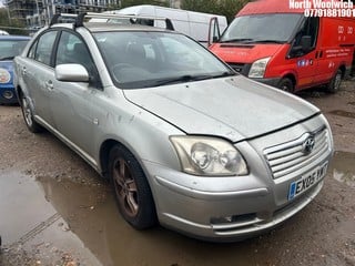 Location: North Woolwich - 2005 TOYOTA AVENSIS T3-X SEMI-AUTO 5 Door Hatchback REG: EX05YMT, Keys: No, MOT Expiry date: 25/05/2024, 1794 Petrol, 4 Speed Semi Auto Petrol, Former Keepers: 2