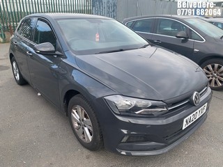 Location: BELVEDERE - 2020 VOLKSWAGEN POLO SE EVO 	 5 DOOR HATCHBACK REG: NA20YXP, 999cc PETROL, 5 SPEED MANUAL PETROL, Former Keepers: 2, Keys: No, MOT: Expiry date29.11.2024