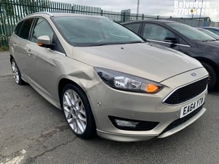 Location: BELVEDERE - 2014 FORD FOCUS ZETEC S TDCI 	 ESTATE REG: EA64YTW, 1499cc DIESEL, 6 SPEED MANUAL DIESEL, Former Keepers: 4, Keys: No, MOT: Expiry date19.09.2025