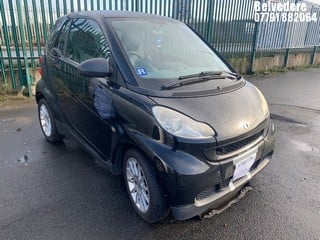 Location: BELVEDERE - 2008 SMART FORTWO PURE 61 AUTO 	 COUPE REG: AP08EBK, 999cc PETROL, 5 SPEED AUTO PETROL, Former Keepers: 4, Keys: No, MOT: Expiry date29/03/2025