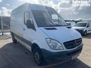 Location: BELVEDERE - 2013 MERCEDES-BENZ 	 SPRINTER 313 CDI 	 PANEL VAN REG: BV13DXJ, 2143cc DIESEL, 6 SPEED MANUAL DIESEL, Former Keepers: 6, Keys: No, MOT: Expiry date14.12.2024