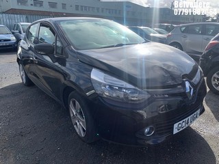 Location: Belvedere - 2014 RENAULT CLIO EXPRESSION PLUS 16V 5 Door Hatchback REG: GC14UGA, Keys: No, MOT Expiry date: 04/08/2025, 1149 Petrol, 5 Speed Manual Petrol, Former Keepers: 1