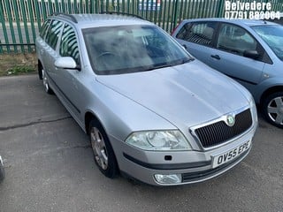 Location: Belvedere - 2005 SKODA OCTAVIA ELEGANCE TDI PD8V Estate REG: OV55EPE, Keys: No, MOT Expiry date: 07/02/2025, 1896 Diesel, 6 Speed Manual Diesel, Former Keepers: 3