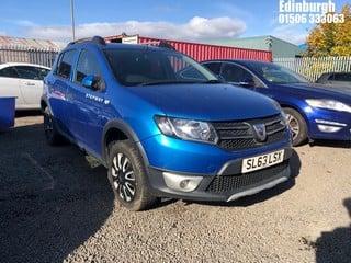 Location: Edinburgh - 2013 DACIA  SANDERO STEPWAY LAUREATE 5 Door Hatchback REG: SL63LSX, Keys: No, MOT Expiry date: 23/02/2024, 1461 Diesel, 5 Speed Manual Diesel, Former Keepers: 5