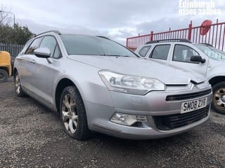 Location: Edinburgh - 2008 CITROEN C5 VTR+ HDI Estate REG: SM08ZXR, Keys: No, MOT Expiry date: 19/11/2020, 1560 Diesel, 5 Speed Manual Diesel, Former Keepers: 4