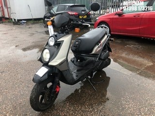 NOTE: ATF Registered Buyers ONLY - Location: Mitcham - 2012 YAMAHA  BWS 125 Scooter REG: RK62ZBF, Keys: No, MOT Expiry date: 21/08/2024, 124 Petrol, Automatic, Former Keepers: 5