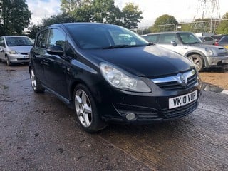 Location: Mitcham - 2010 VAUXHALL CORSA SRI 5 Door Hatchback REG: VK10VUP, Keys: No, MOT Expiry date: 13/12/2024, 1398 Petrol, 5 Speed Manual Petrol, Former Keepers: 9