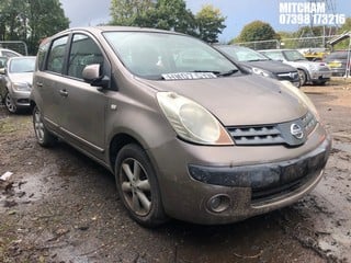 Location: Mitcham - 2007 NISSAN NOTE SE AUTO MPV REG: HW07GYN, Keys: No, MOT Expiry date: 01/08/2024, 1598 Petrol, 4 Speed Auto Petrol, Former Keepers: 8