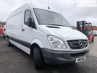 Location: Nottingham - 2011 MERCEDES-BENZ SPRINTER 313 CDI Panel Van REG: KM11NGU, Keys: No, MOT Expiry date: 08/08/2025, 2143 Diesel, 6 Speed Manual Diesel, Former Keepers: 2