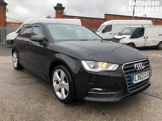 Location: Nottingham - 2013 AUDI A3 SE TFSI 5 DOOR HATCHBACK REG: LX63DJO, 1395cc PETROL, 6 SPEED MANUAL PETROL, Former Keepers: 3, Keys: Yes, MOT Expiry date: 06/01/2025