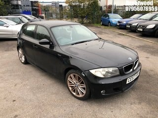 Location: BRENTWOOD - 2007 BMW 116I M SPORT 5 DOOR HATCHBACK REG: CE57FBY, 1596cc PETROL, 6 SPEED MANUAL PETROL, Former Keepers: 11, Keys: No, MOT: Expiry date26/10/2024