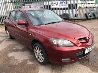 Location: Brentwood - 2009 MAZDA 3 TAKARA 5 Door Hatchback REG: YC58UOA, Keys: No, MOT Expiry date: 30/01/2025, 1598 Petrol, 5 Speed Manual Petrol, Former Keepers: 4