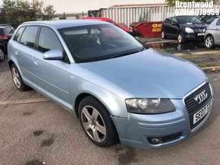 Location: Brentwood - 2007 AUDI A3 SE TDI 5 Door Hatchback REG: SE07TZC, Keys: No, MOT Expiry date: 27/09/2024, 1896 Diesel, 5 Speed Manual Diesel, Former Keepers: 7