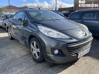 Location: Hull - 2013 PEUGEOT 207 CC ACTIVE Convertible REG: BJ63LND, Keys: No, MOT Expiry date: 31/01/2025, 1598 Petrol, 5 Speed Manual Petrol, Former Keepers: 5