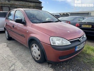 Location: Hull - 2001 VAUXHALL CORSA COMFORT 16V 5 Door Hatchback REG: Y832ENU, Keys: No, MOT Expiry date: 21/03/2025, 1199 Petrol, 5 Speed Manual Petrol, Former Keepers: 7