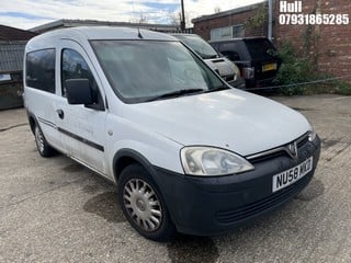 Location: Hull - 2008 VAUXHALL COMBO 1700 CDTI Car Derived Van REG: NU58MKD, Keys: No, MOT Expiry date: 15/11/2024, 1248 Diesel, 5 Speed Manual Diesel, Former Keepers: 4