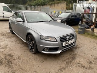 Location: Leeds - 2010 AUDI A4 S LINE TDI AUTO 4 DOOR SALOON REG: KX10XCC, 1968cc DIESEL, VARIABLE 1 SPEED AUTO DIESEL, Former Keepers: 5, Keys: No, MOT: Expiry date15-03-2025