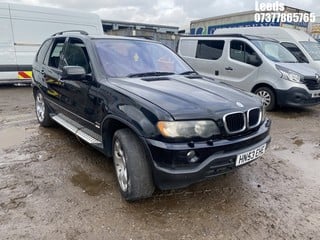 Location: Leeds - 2003 BMW X5 D SPORT AUTO Estate REG: HN53EHE, Keys: No, MOT Expiry date: 19-02-2025, 2926 Diesel, 5 Speed Auto Diesel, Former Keepers: 7