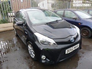 Location:  Hayes - 2012 TOYOTA YARIS T4 HYBRID CVT 5 Door Hatchback REG: DE62NHV, Keys: No, MOT Expiry date: 20/07/2025, 1497 Hybrid Electric, Variable 1 Speed Auto Petrol/E, Former Keepers: 4