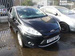 Location:  Hayes - 2010 FORD FIESTA ZETEC 68 TDCI 5 Door Hatchback REG: EF59XKV, Keys: No, MOT Expiry date: 30/03/2025, 1399 Diesel, 5 Speed Manual Diesel, Former Keepers: 7