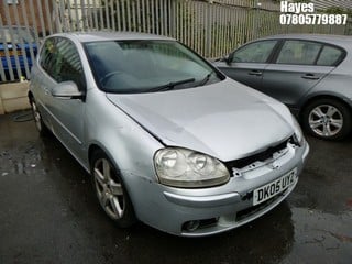 Location:  Hayes - 2005 VOLKSWAGEN GOLF GT FSI 3 Door Hatchback REG: DK05UYZ, Keys: No, MOT Expiry date: 22/08/2024, 1984 Petrol, 6 Speed Manual Petrol, Former Keepers: 5