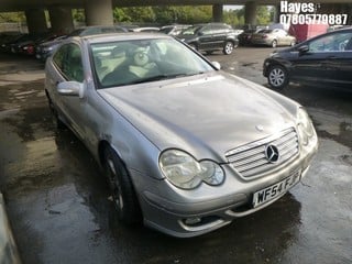 Location:  Hayes - 2004 MERCEDES C180 KOMPRESSOR SE AUTO Coupe REG: WF54FJP, Keys: No, MOT Expiry date: 30/09/2024, 1796 Petrol, 5 Speed Auto Petrol, Former Keepers: 12