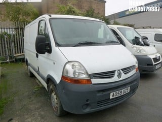 Location:  Hayes - 2009 RENAULT MASTER SL28 DCI 100 Panel Van REG: AO59UZS, Keys: No, MOT Expiry date: 24/11/2022, 2464 Diesel, 6 Speed Manual Diesel, Former Keepers: 4