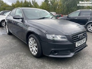 Location: Manchester - 2009 AUDI A4 SE TDI 6SP 4 Door Saloon REG: CP59DPY, 1968 Diesel, 6 Speed Manual Diesel, Former Keepers: 8, Keys: No, MOT Expiry date: 11/03/2025