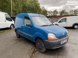 Location: Manchester - 2002 RENAULT KANGOO 665 1.9D Car Derived Van REG: MF02VGZ, 1870 Diesel, 5 Speed Manual Diesel, Former Keepers: 4, Keys: No, MOT Expiry date: 15/03/2024