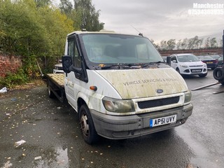 Location: Manchester - 2001 FORD TRANSIT 350 LWB TD Dropside Lorry REG: AP51UVY, 2402 Diesel, 5 Speed Manual Diesel, Former Keepers: 5, Keys: No, MOT Expiry date: 27/02/2022