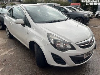 Location: North Woolwich - 2014 VAUXHALL CORSA EXC-IV AC CDTIEFLEX 3 Door Hatchback REG: VU63ETV, Keys: No, MOT Expiry date: 22/08/2025, 1248 Diesel, 5 Speed Manual Diesel, Former Keepers: 4